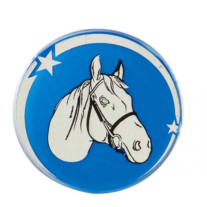 Disco cristal cabeza caballo