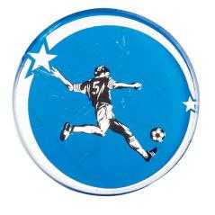 Disco cristal futbol