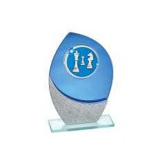 Trofeo de cristal para aplique