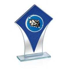 Trofeo de cristal para aplique