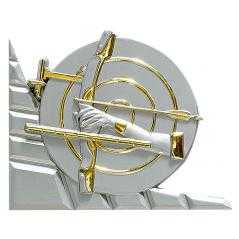 Aplique metal tiro con arco