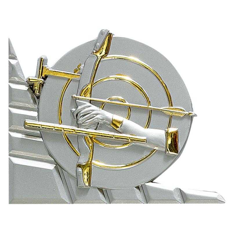 Aplique metal tiro con arco