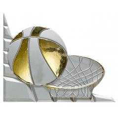 Aplique metal baloncesto