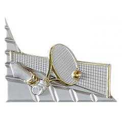 Aplique metal tenis