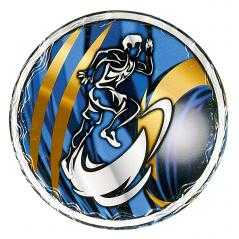 Disco cristal atletismo