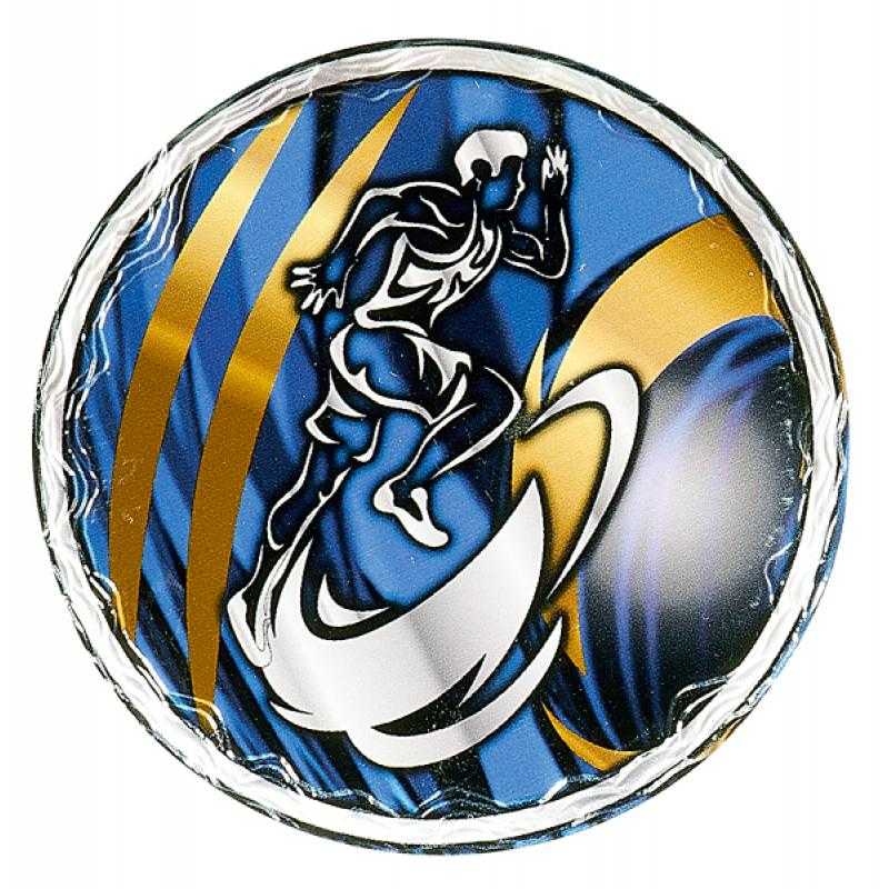 Disco cristal atletismo