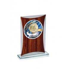 Trofeo de cristal para aplique