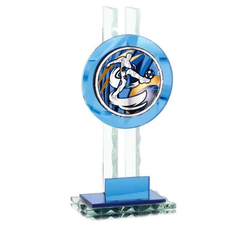 Trofeo de cristal para aplique
