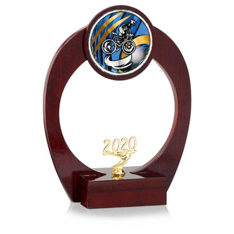 Trofeo de madera para aplique