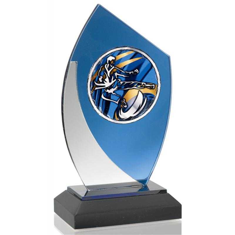 Trofeo de cristal para aplique