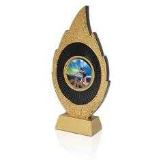 Trofeo de resina para aplique