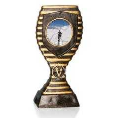 Trofeo de resina para aplique