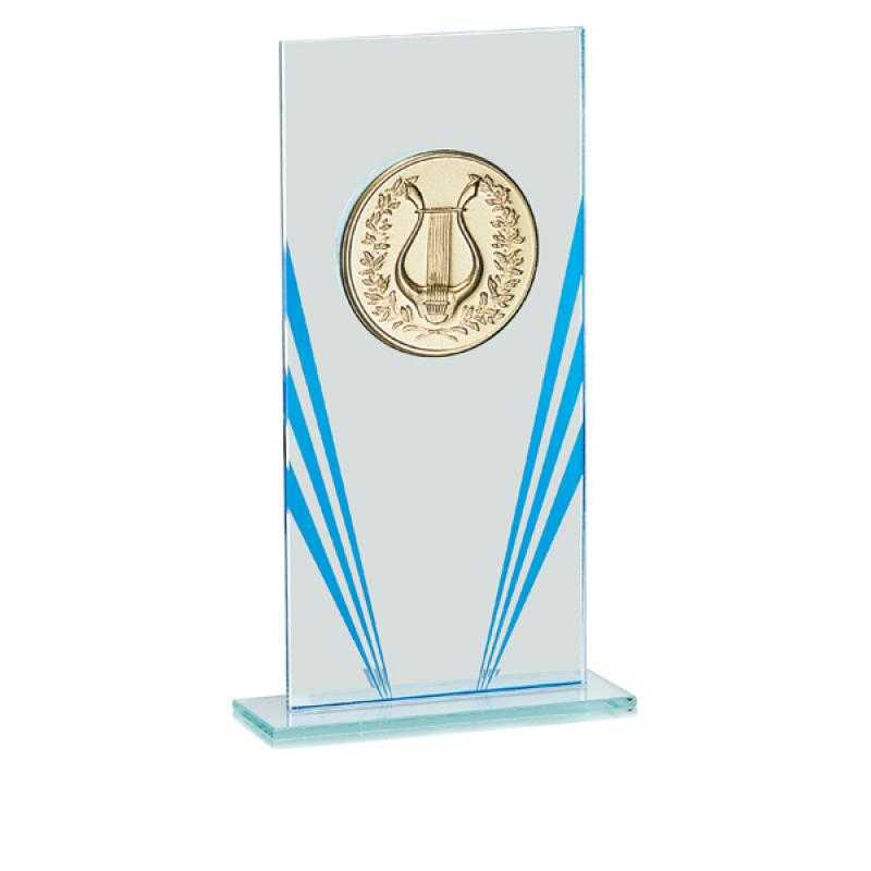 Trofeo de cristal portadiscos