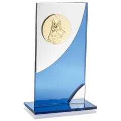 Trofeo de cristal portadiscos
