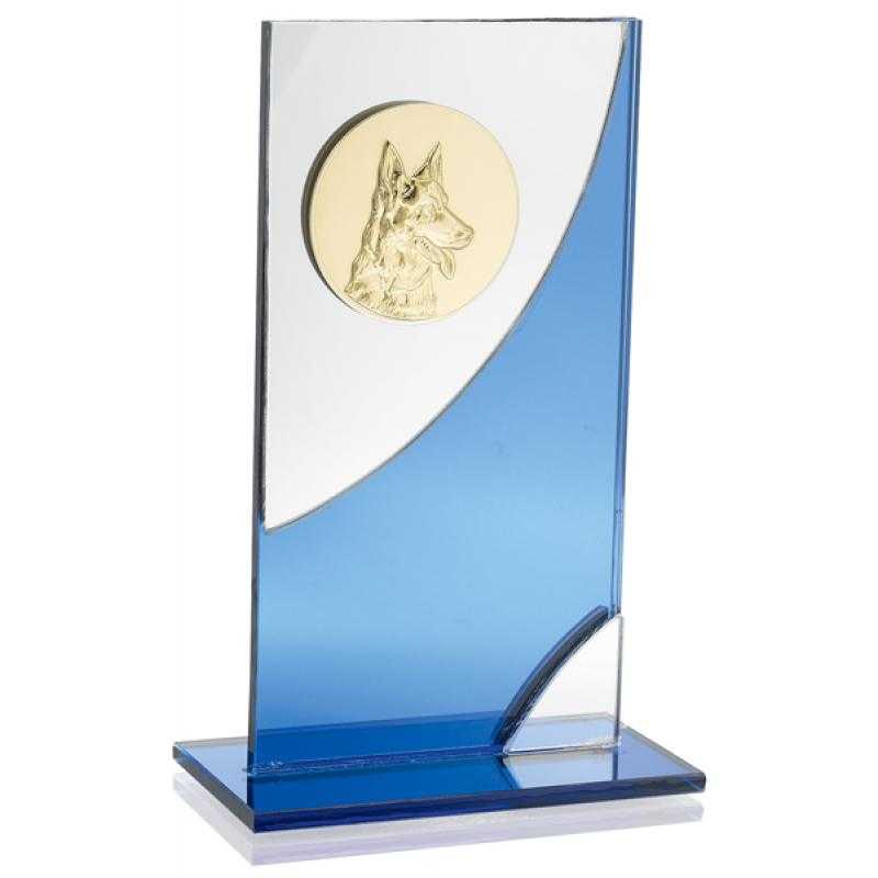 Trofeo de cristal portadiscos