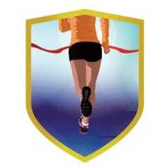 Aplique aluminio atletismo