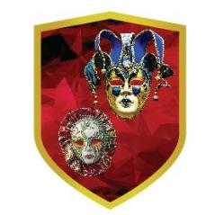 Aplique aluminio carnaval/teatro