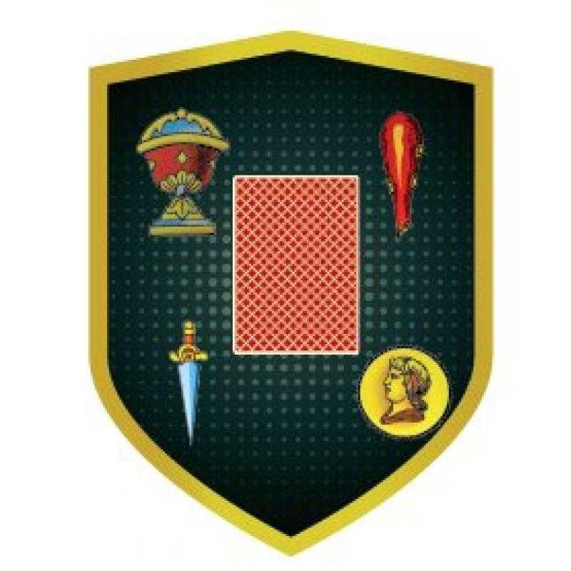 Aplique alumino cartas españolas