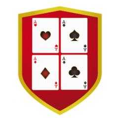 Aplique aluminio cartas