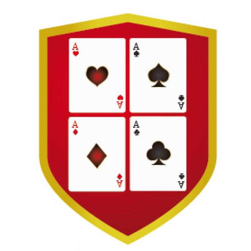 Aplique aluminio cartas