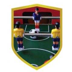 Aplique aluminio futbolin
