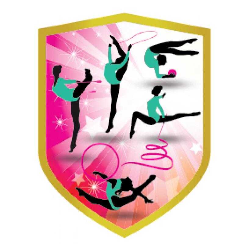 Aplique aluminio gimnasia ritmica