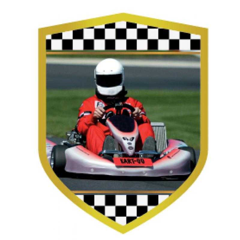 Aplique aluminio karts