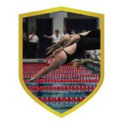Aplique aluminio natacion