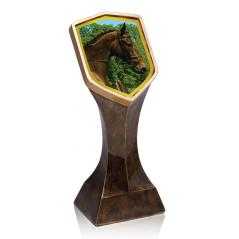 Trofeo de resina para aplique serie v
