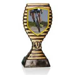 Trofeo de resina para aplique serie v
