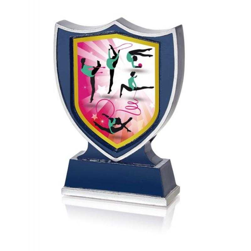 Trofeo de resina para aplique serie v