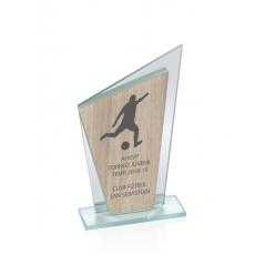 Trofeo cristal para aplique