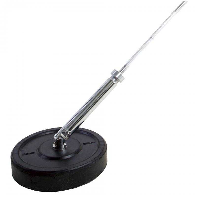 Soporte lastrado 15kg para barra olímpica
