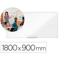 Pizarra blanca nobo ip pro acero vitrificado magnetico 1800x900 mm