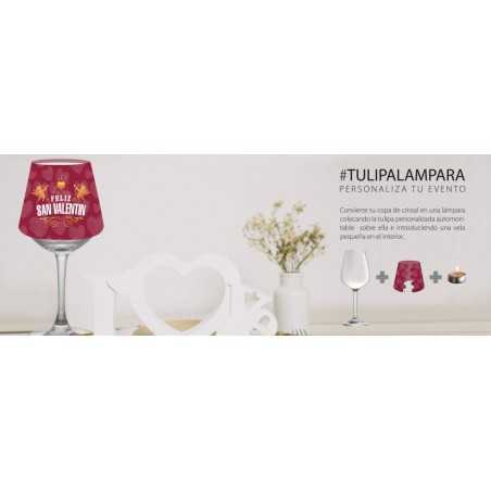 Tulipa lámpara montable