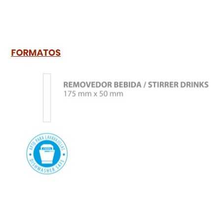 Pajita-removedor de bebida personalizable