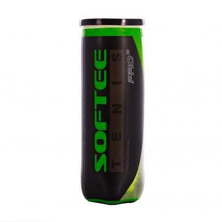 Bote 3 pelotas tenis softee pro