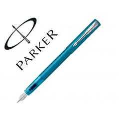 Pluma parker vector xl teal plumin f - Imagen 1