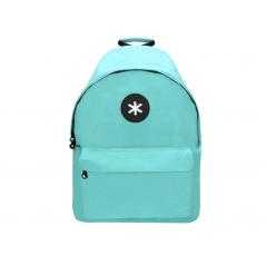 Cartera antartik mochila con asa y bolsillos con cremallera color azul hielo 310x160x410 mm - Imagen 1