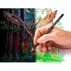 Lápices de colores staedtler super soft caja metal de 24 colores surtidos