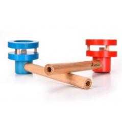 Juego mideer pelota flotante rojo madera