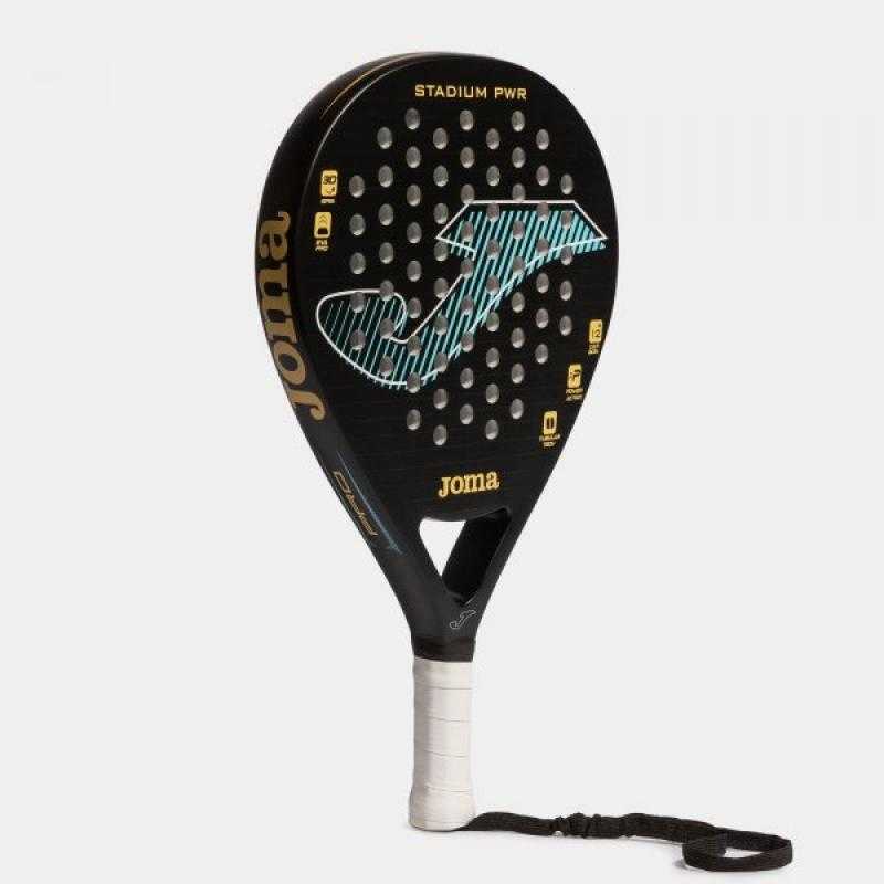 Pala pádel stadium pwr joma negro-turquesa
