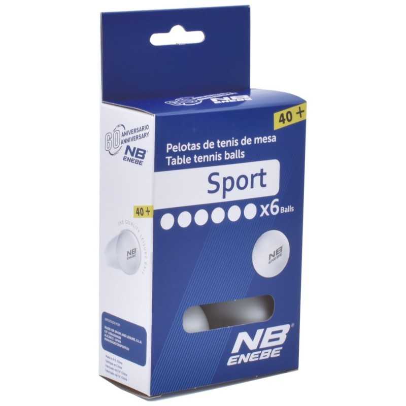 Blíster 6 pelotas enebe sport 40 mm