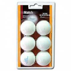 Blíster 6 pelotas enebe match 40 mm