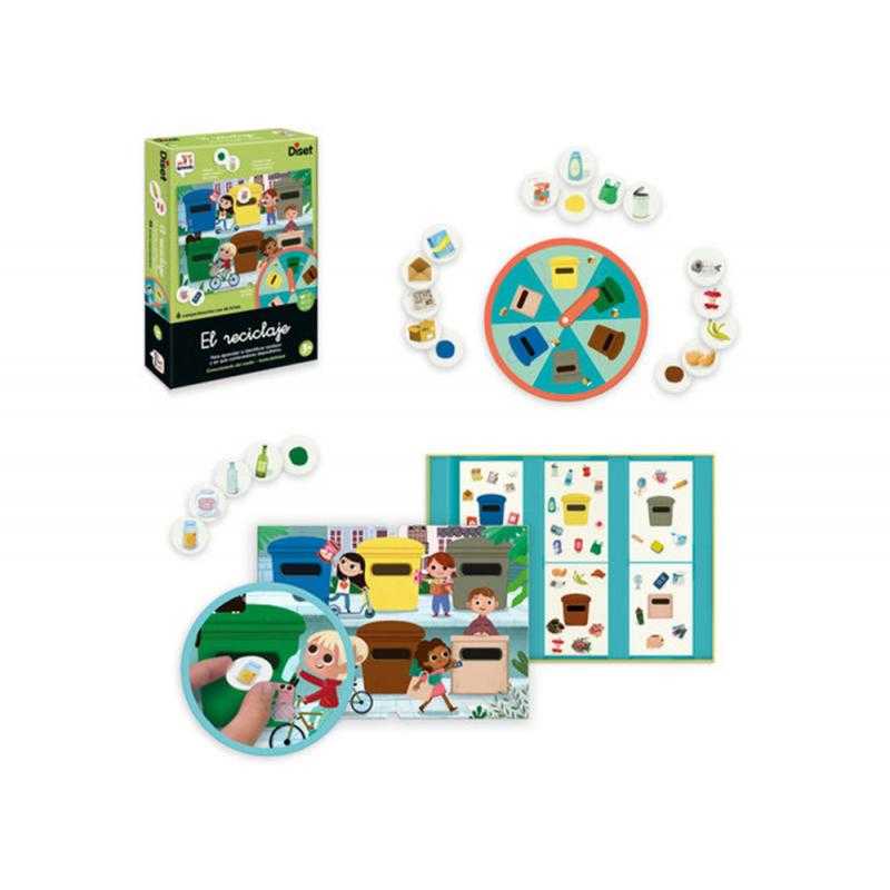 Juego diset didactico el reciclaje