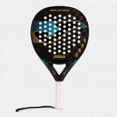 Pala de pádel gold pro joma negro turquesa