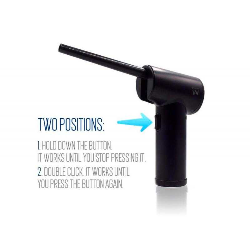 Soplador de aire comprimido ewent electrico y recargable 60w usb-a/b usb-c