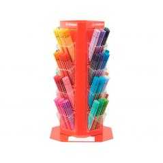 Rotulador stabilo point 88 / acuarelable pen 68 expositor giratorio de 480 unidades colores surtidos
