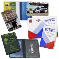 Funda portatarjetas doble