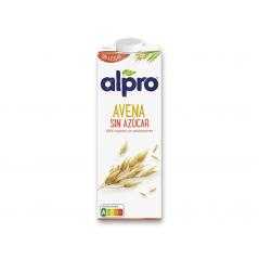 Bebida de avena alpro 100% vegetal sin azucar con calcio y vitaminas brik de 1 litro